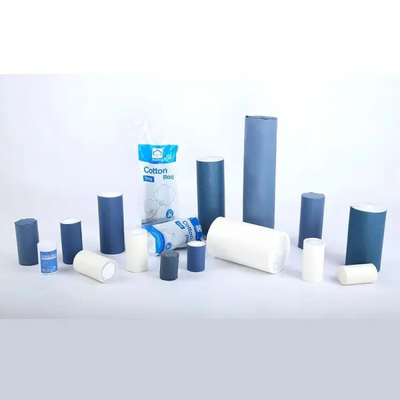 Cotton Roll Absorbente Medicale Bianco 100% Lana Sterile Non Sterile Testa di Taglio Comune