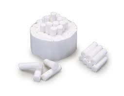Materiali dentali usa e getta per uso medico Prodotti dentali per dentisti in rotoli di lana di cotone
