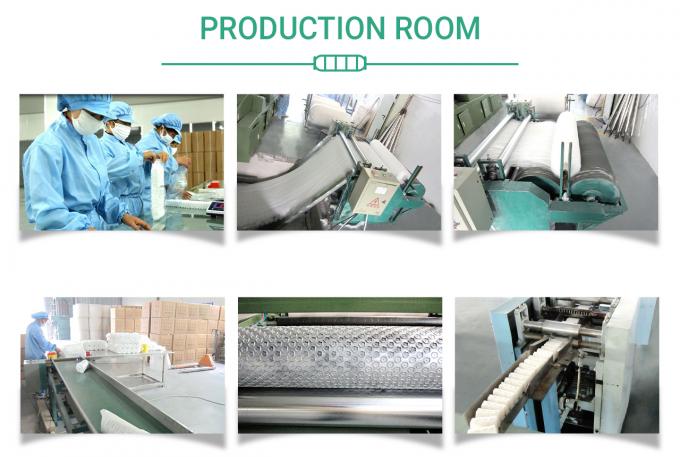 Rulli di garza personalizzabili con 12x8 maglie e 32 s di filati di cotone pettinati non sterili e opzionale a raggi X 8