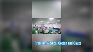 Forniture mediche di alta qualità in cotone assorbente e garza